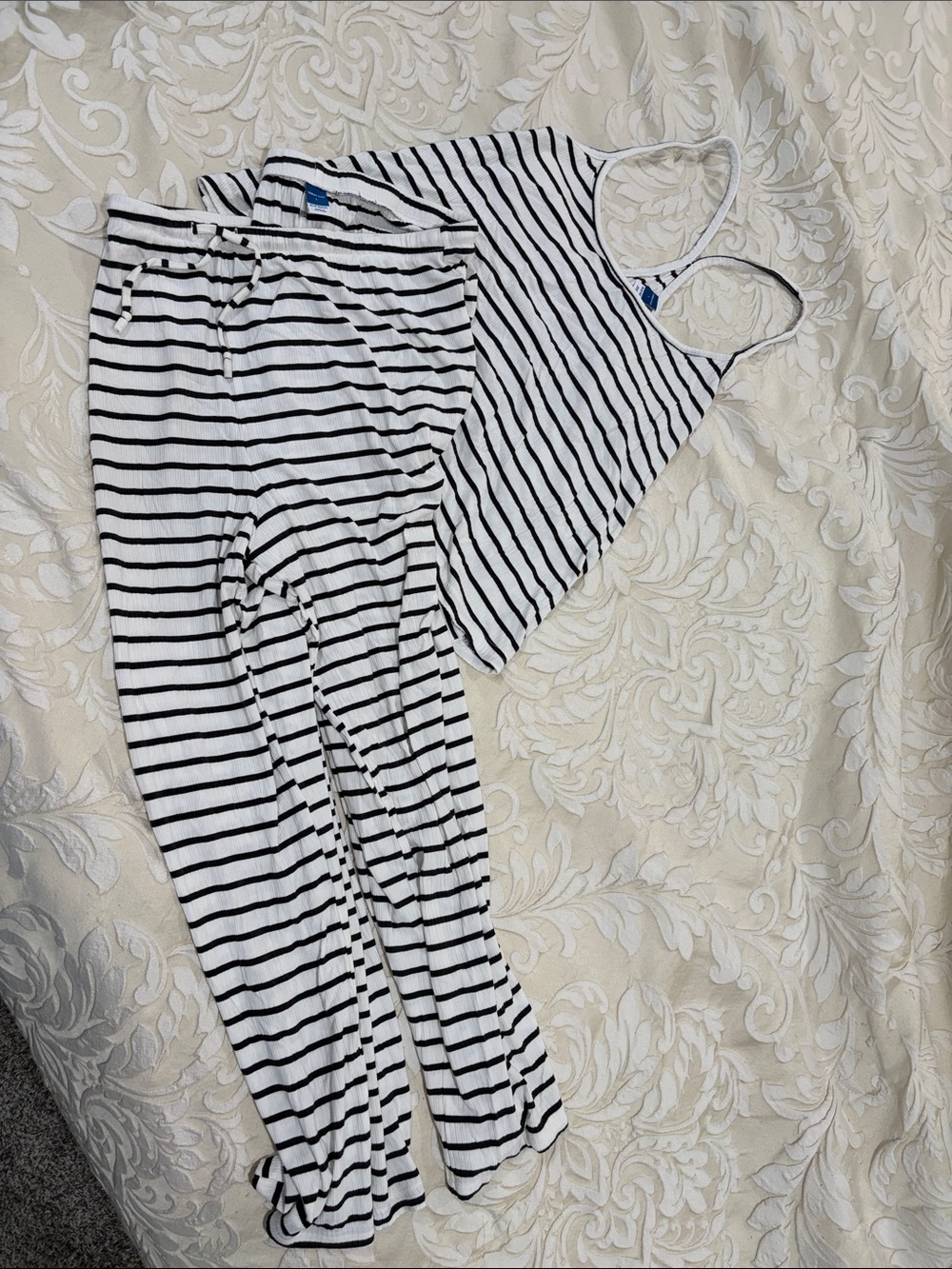 Striped Two-Piece Set